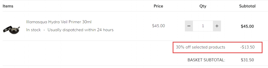 ILLAMASQUA 透明啫喱保湿妆前乳 30ml