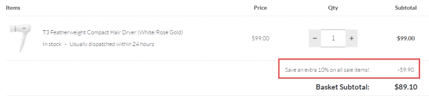 额外9折!T3 折叠便携式负离子不*发吹风机