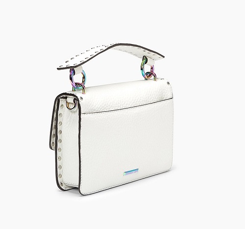Rebecca Minkoff 瑞贝卡 Darren 白色手提斜跨包