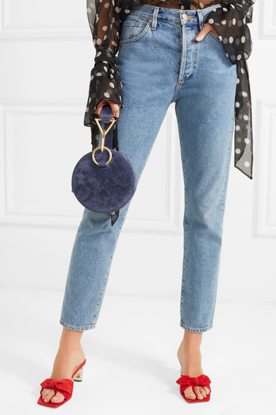 【Net-A-Porter独家发售】TARA ZADEH Azar 绒面革手拿包 3色可选