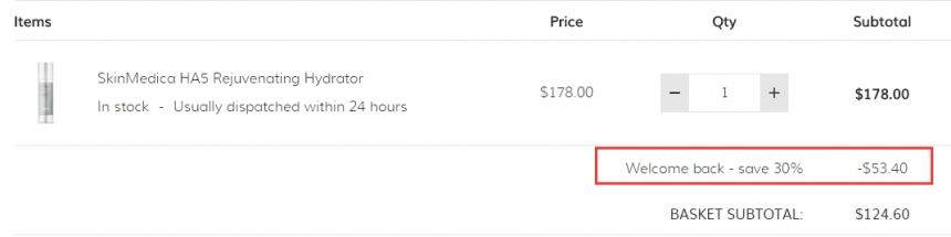 skinmedica HA5 活肤保湿精华 30ml