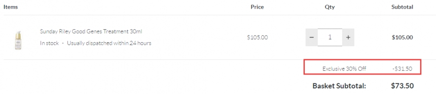 SkinStore:Sunday Riley、stila、*美人等精选美妆护肤