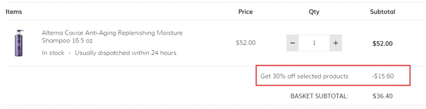 ALTERNA 滋润顺滑*子精华洗发水 500ml
