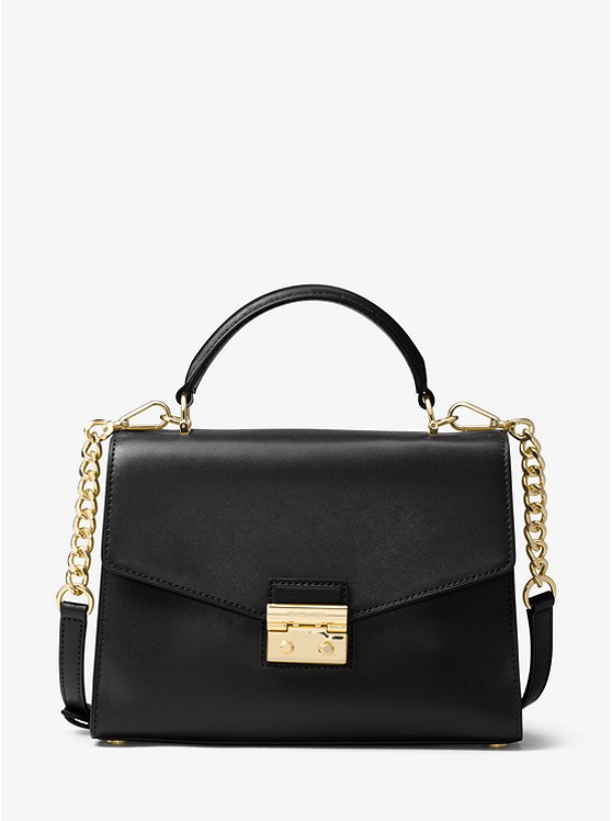 【降价+8%返利】Michael Kors 迈克高仕 Sloan *手提斜挎包 粉色/黑色