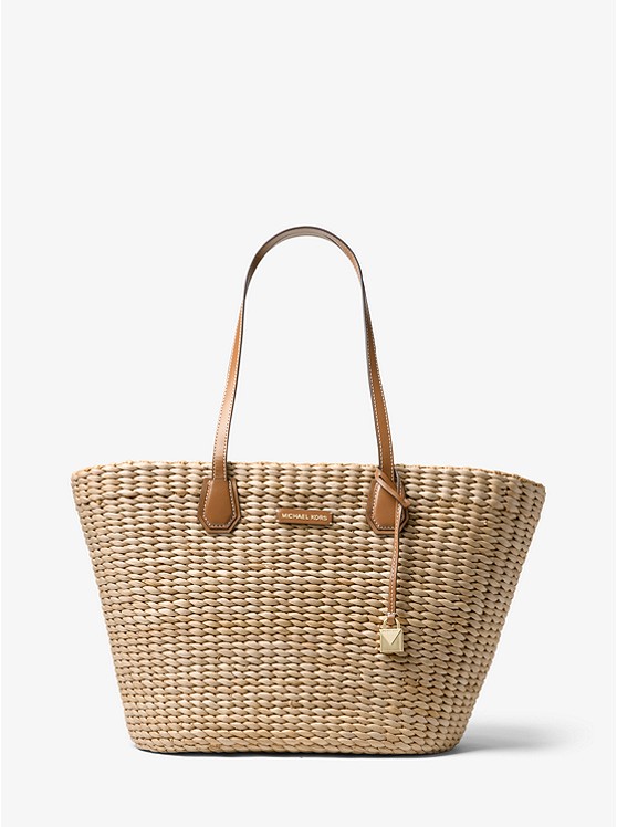 8%限时高返!MICHAEL MICHAEL KORS Malibu 草编托特包