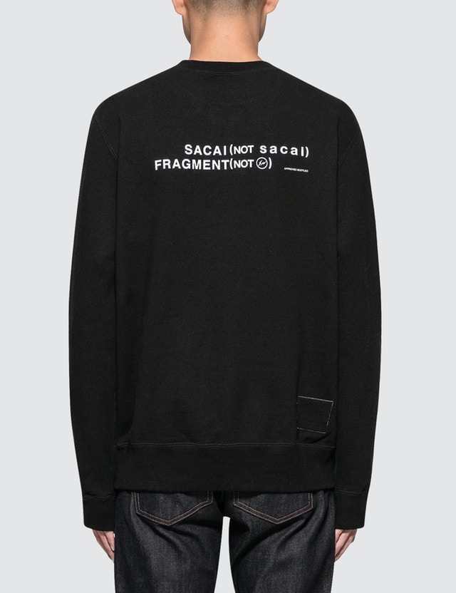 Sacai 强势联合 fragment design 联名款卫衣