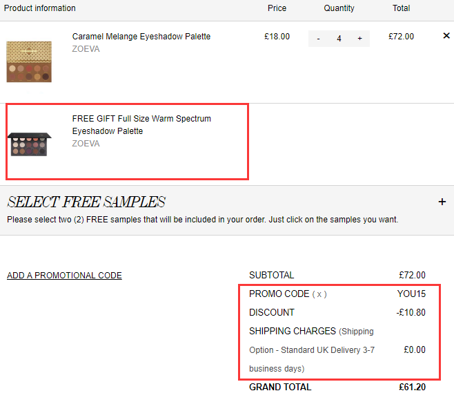 【断货王】首单8.5折+满£40送正装15色眼影盘！Zoeva Caramel Melange 南瓜焦糖盘