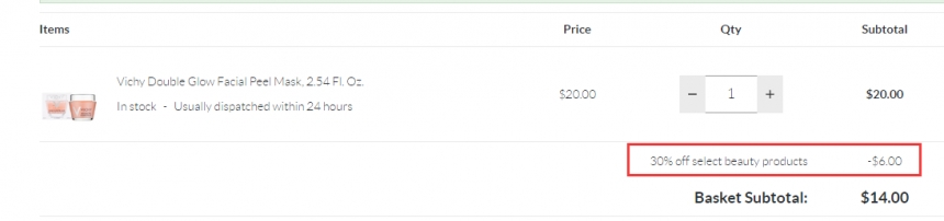 【55专享】Vichy 焕颜去角质矿物面膜 75ml