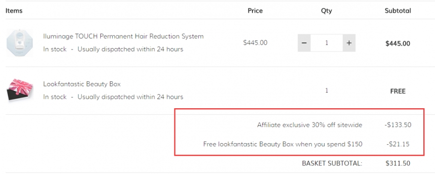 【55专享】7折+送神秘礼包！ILUMINAGE TOUCH 激光*仪