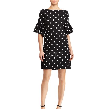 Ralph Lauren Polka 女士波点连衣裙