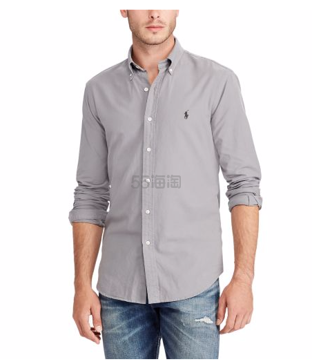 5色选！Ralph Lauren 拉夫劳伦 Slim Fit Oxford 男士纯棉衬衫 