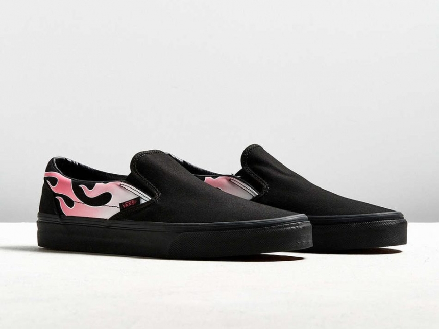 Vans Flames Classic Slip-On 女款一脚蹬