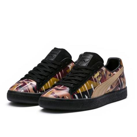 Puma X Naturel Clyde 迷彩色运动鞋