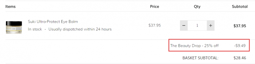 Suki 天然修复保湿眼霜 15ml