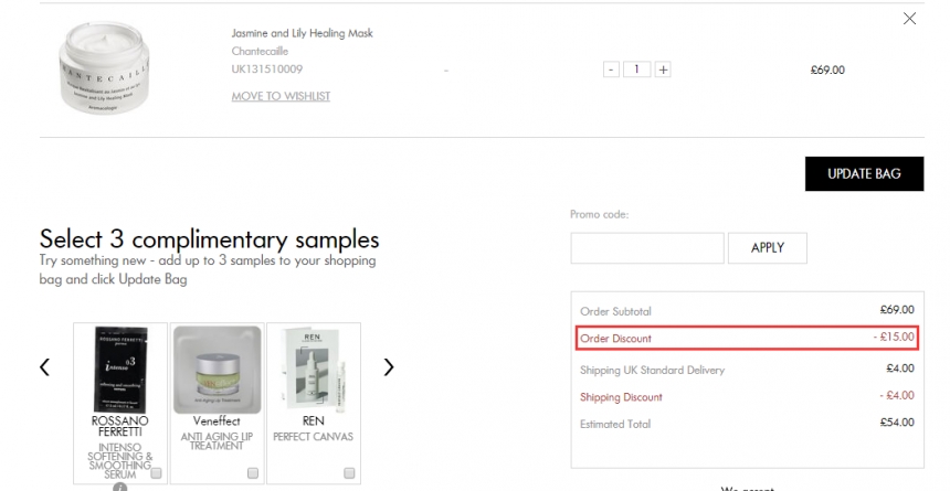 直减£15！有货！CHANTECAILLE 香缇卡 花妍保湿修护面膜 50ml