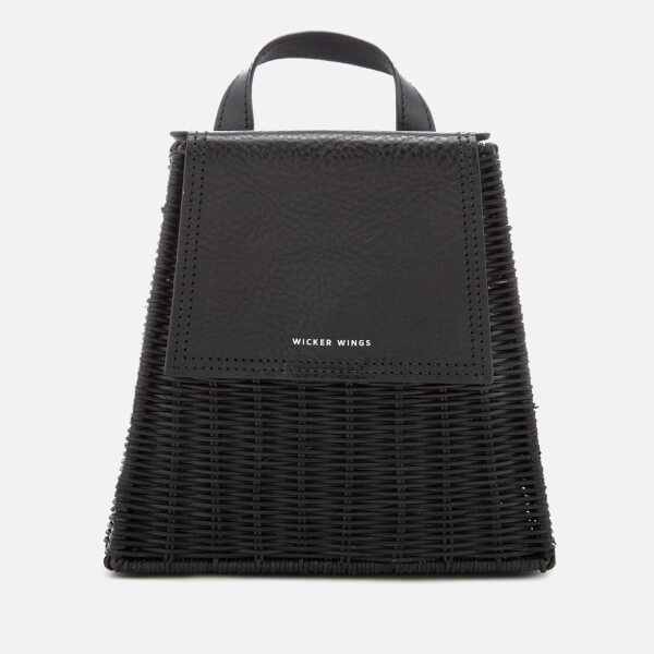 Winker Wings 黑色经典款竹篮包