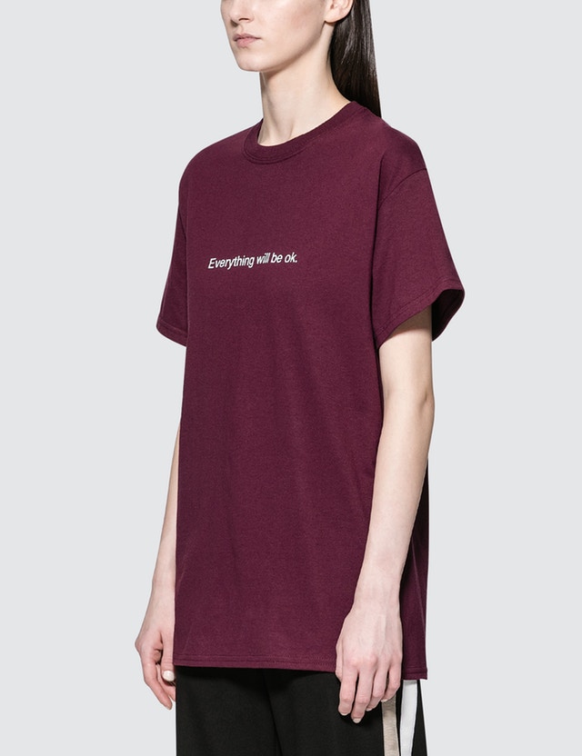 做特立独行的你 法国潮牌 * Art，Make Tees “Everything Will Be Ok” Slogan T恤