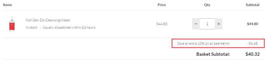 SkinStore:Koh Gen Do 江原道 温泉卸妆水等彩妆护肤