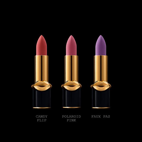 相当于8.3折！Pat McGrath Labs 哑光唇膏3只装