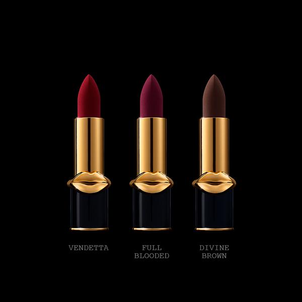 相当于8.3折！Pat McGrath Labs 哑光唇膏3只装