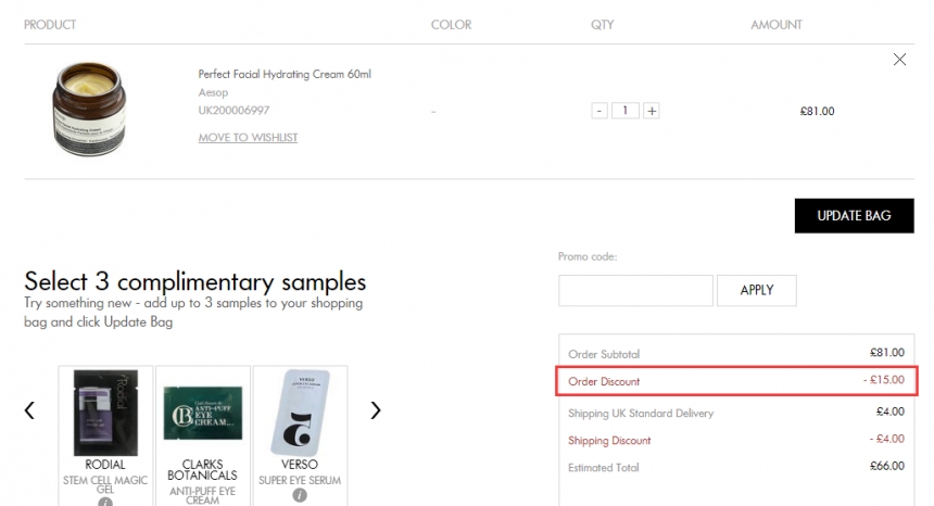 Space NK UK：AESOP 伊索 香芹籽精华等热卖护肤