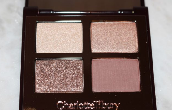 【新品||内附试色】Charlotte Tilbury CT 四色眼影盘 玫瑰金新色 色号Exaggereyes