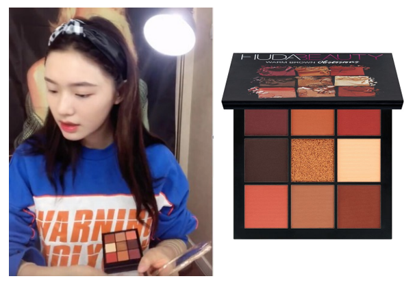 【林允*~1盘免邮到手】Huda Beauty 暖棕色系眼影盘 色号Warm Brown