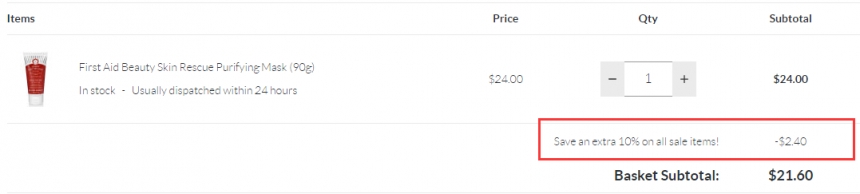 额外9折！First aid beauty 红泥控油清洁净化面膜 90g