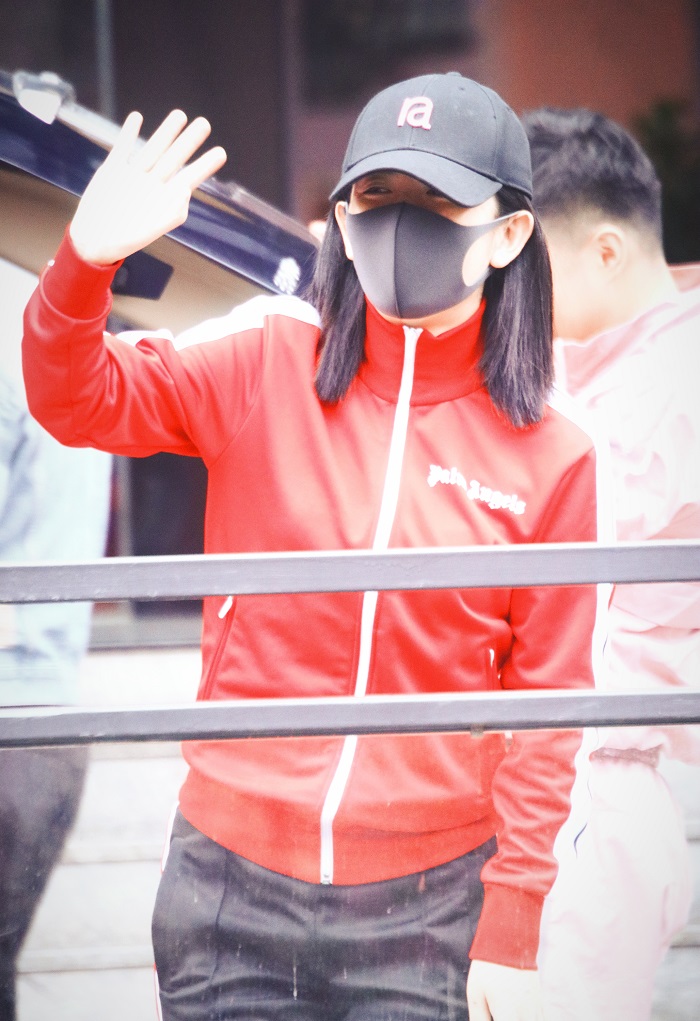 【谢娜同款】PALM ANGELS 条纹缎面平纹针织运动外套