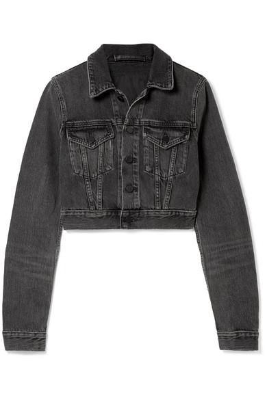 【娜扎、倪妮同款】ALEXANDER WANG 短款牛仔夹克