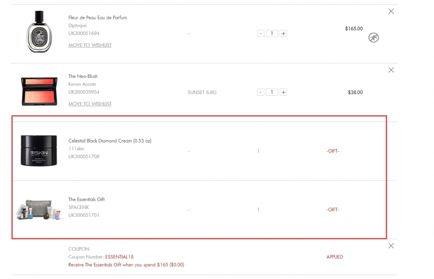 赠礼升级！Space NK US：CHANTECAILLE 香缇卡、hourglass、diptyque等大牌美妆护肤