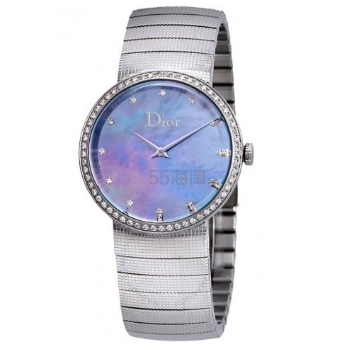 立减800dior迪奥babyd系列cd042111m004星空镶钻时装腕表