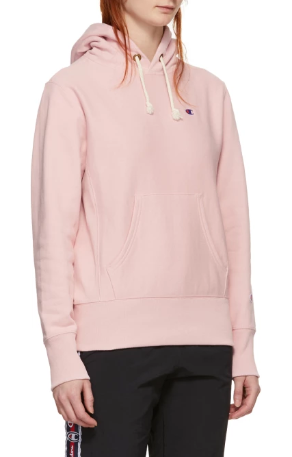 补货！大热品牌 Champion 粉色 Hoodie