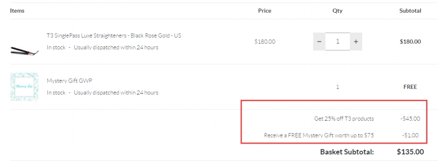 SkinStore：T3 负离子吹风机