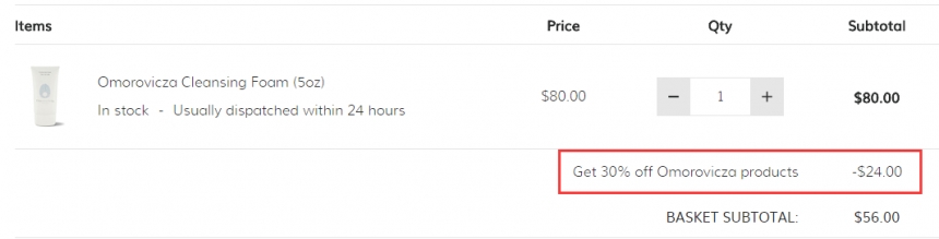 SkinCareRx：Omorovicza 匈牙利 皇后水等天然护肤
