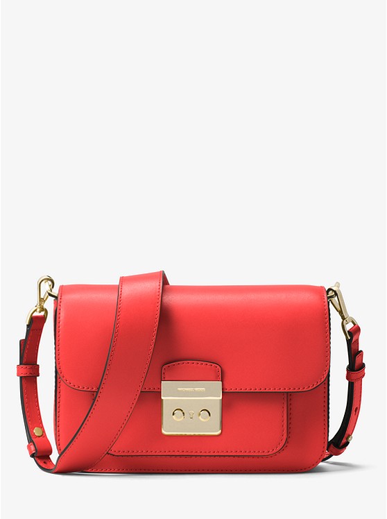 杨幂同款红色补货！MICHAEL Michael Kors Sloan Editor 方盒子斜挎包