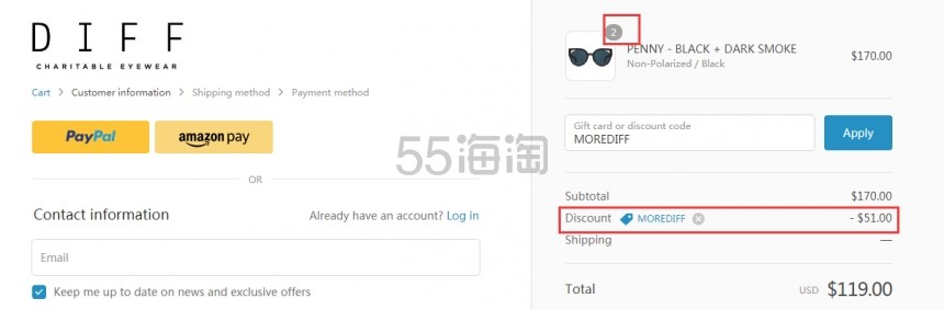 DIFF Eyewear：全场时尚 Ins 风太阳镜