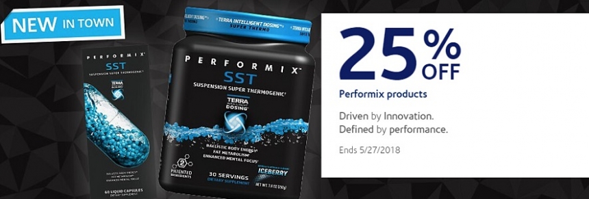 The Vitamin Shoppe： 精选 Performix 巅峰减脂增肌*品