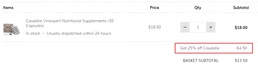 CAUDALIE 欧缇丽 抗氧化葡萄籽胶囊 30粒