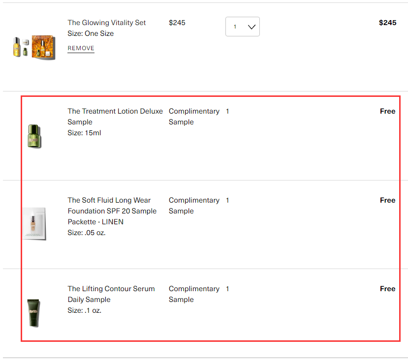 送精粹水15ml+结账自选两件小样！La Mer 限量经典护肤套装