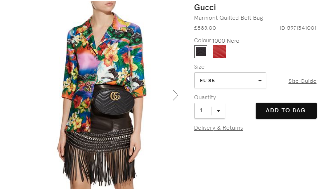 It bag！Gucci Marmont 腰包