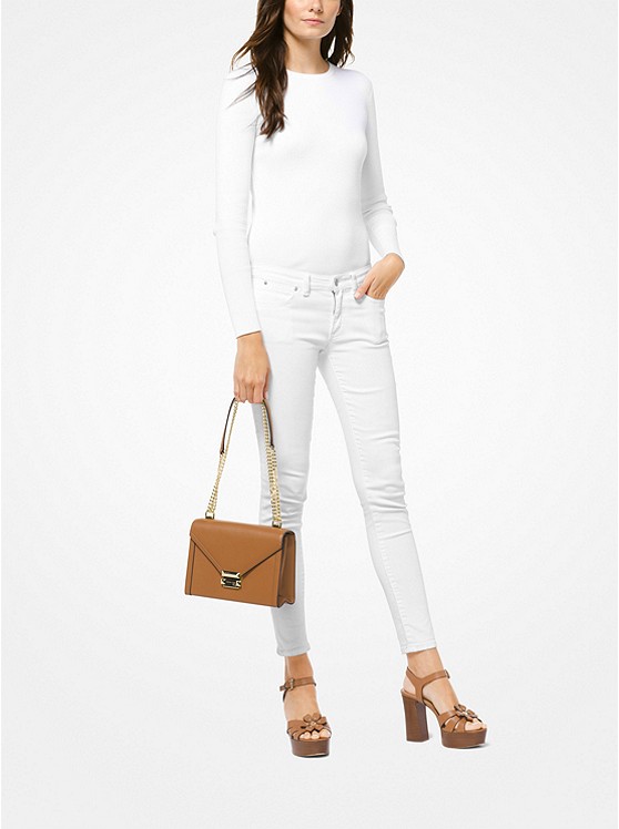 Michael Kors Whitney 18年新款 复古棕色肩背包 