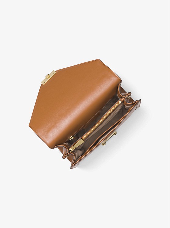 Michael Kors Whitney 18年新款 复古棕色肩背包 