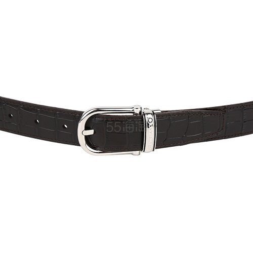 Montblanc 万宝龙 经典马蹄扣棕色腰带114391 棕色