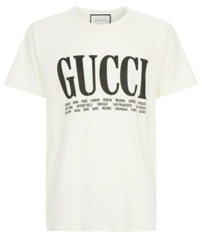 王子异同款!Gucci 古驰 Logo T-shirt