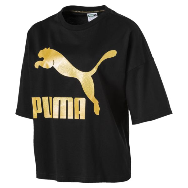 【55海淘节】额外7折 Puma 彪马 Glam Oversized 休闲宽松短袖 两色可选