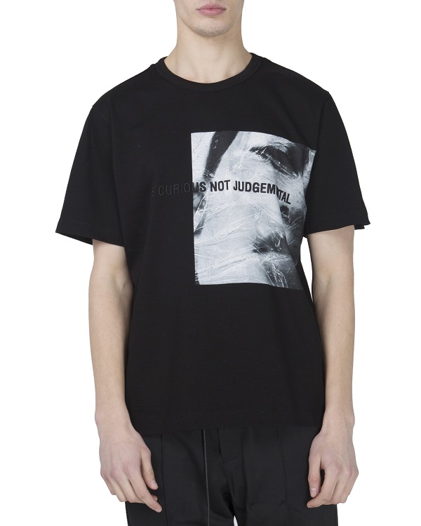 【55海淘节】迪玛希同款 JUUN.J 字母刺绣人像印花短袖 T 恤