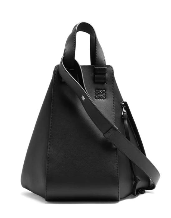 《经常请吃饭的漂亮姐姐》孙艺珍同款 LOEWE Hammock small leather tote 黑色手袋