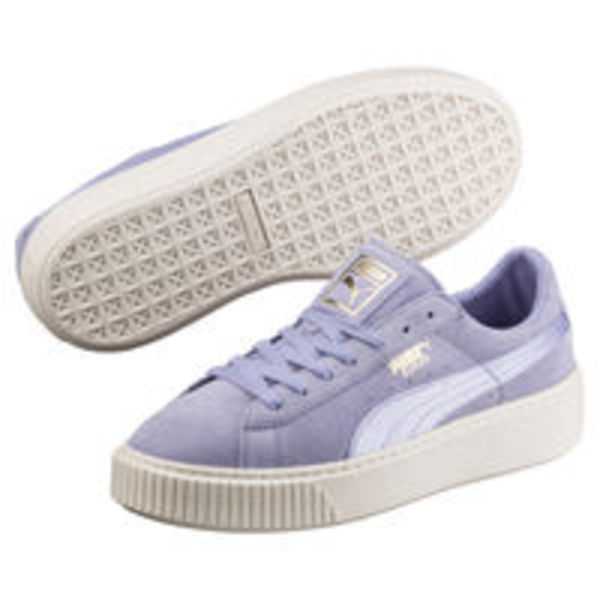 【55海淘节】额外7折 Puma 彪马 Suede Summer Satin Platform 女士运动鞋