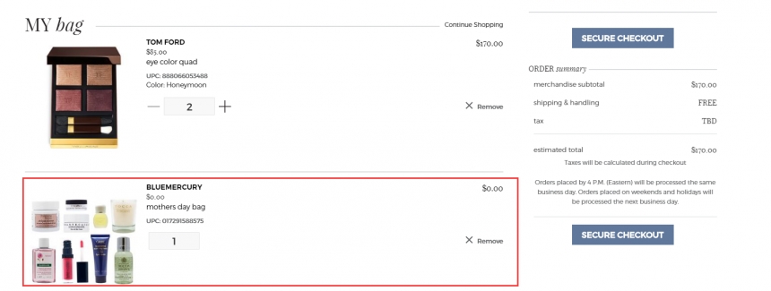 Bluemercury：Tom Ford  高端彩妆品牌